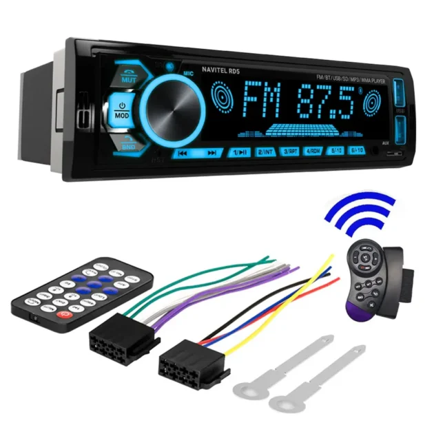 Autoradio Stéréo de Voiture 320W Bluetooth Mains-Libres, USB, SD et Lecteur MP3 - مسجل راديو السيارة بقوة 320 واط مع تقنية البلوتوث والتحكم عن بعد