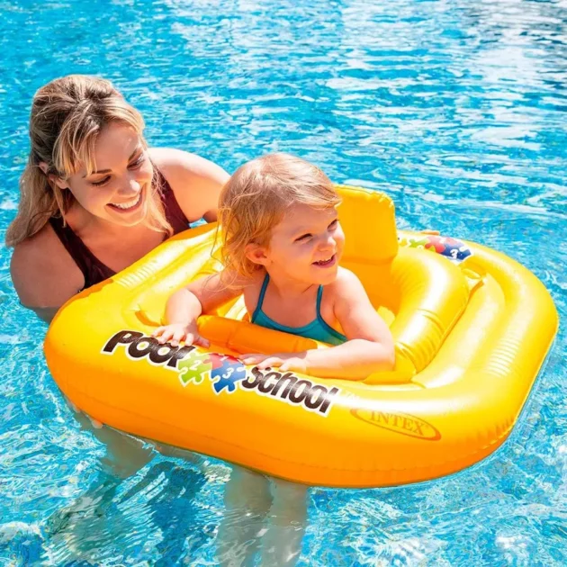 Bouée Culotte Gonflable Intex Pool School pour Bébé 56587EU - عوامة المقعد المربعة المنفوخة للأطفال من إنتكس